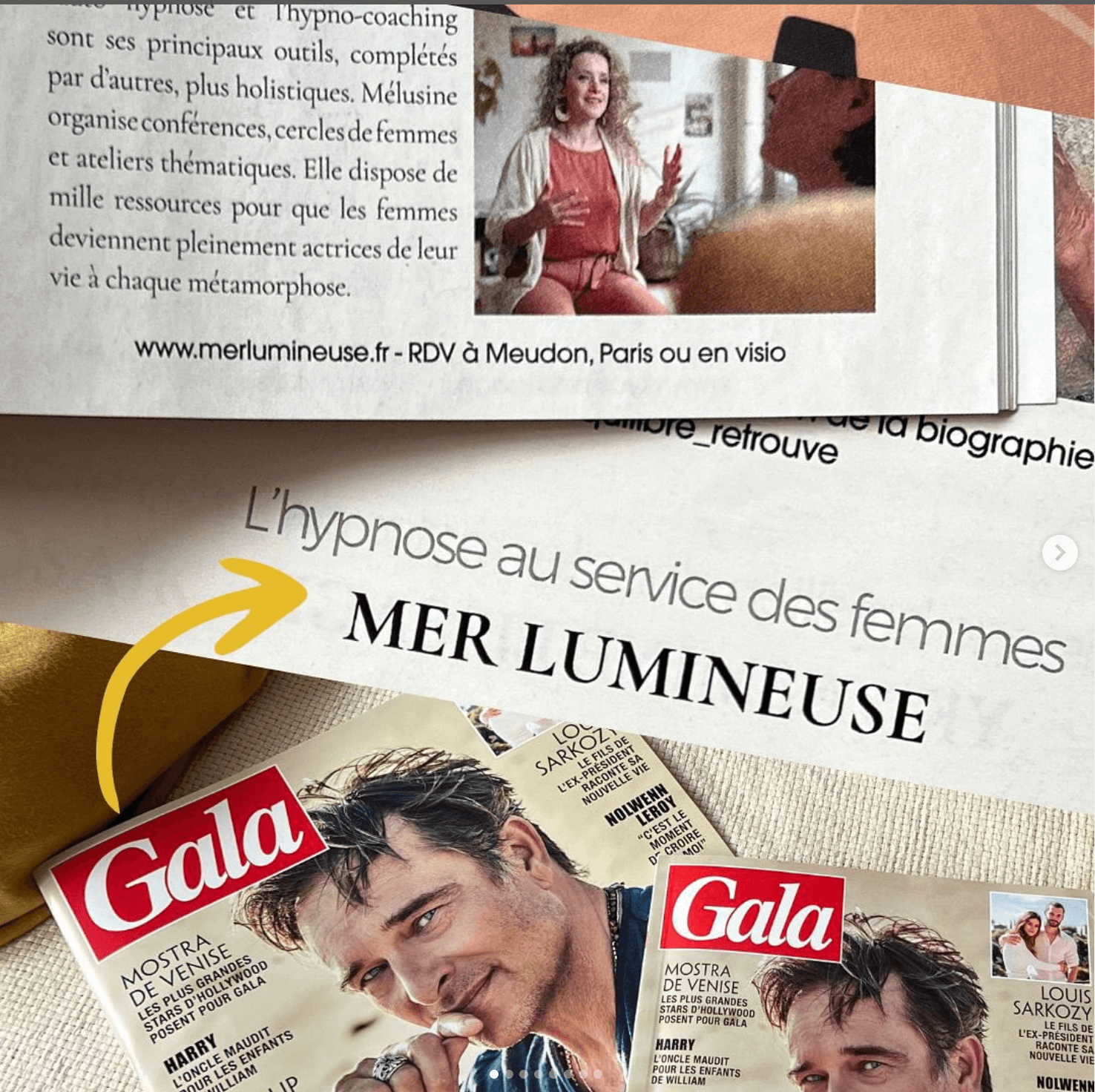 madame figaro Mer Lumineuse Melusine Bildstein